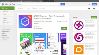 
                            10. APUS Browser - Fast download & Private & Secure - Apps on Google ...