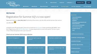 
                            2. AQ Courses - Ontario English Catholic Teachers' Association (OECTA)