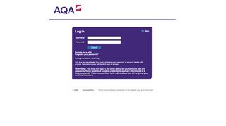 
                            1. AQA Log in