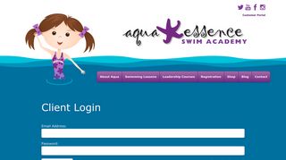 
                            9. Aqua Essence Swim Academy - Account Login