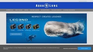 
                            12. Aqua Lung DE - Tauchausrüstung für Sport- und Berufstaucher - Home