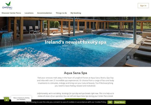 
                            11. Aqua Sana Spa - Center Parcs Ireland