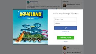 
                            12. Aqualand Fréjus - Voici la réponse tant attendue... Merci... | Facebook