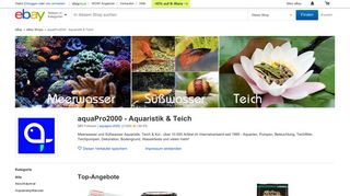 
                            10. aquaPro2000 - Aquaristik & Teich | eBay Shops