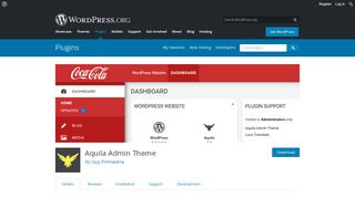 
                            10. Aquila Admin Theme | WordPress.org