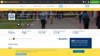 
                            9. Arab Academy for Science, ... | Top Universities
