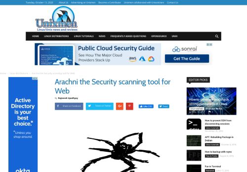 
                            11. Arachni the Security scanning tool for Web - Unixmen