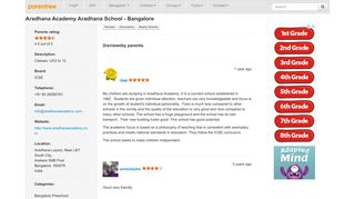
                            4. Aradhana Academy Aradhana School - Bangalore - Reviews ...