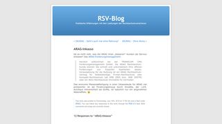 
                            7. ARAG-Inkasso « RSV-Blog