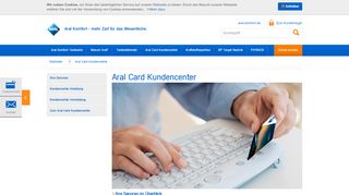 
                            3. Aral Card Kundencenter - ein zentraler Zugang zu allen ... - Aral Komfort