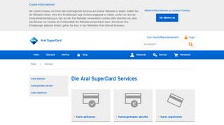 
                            4. Aral SuperCard Services - Services - Aral SuperCard