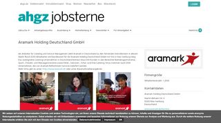 
                            8. Aramark Holding Deutschland GmbH | Unternehmensprofil | jobsterne ...