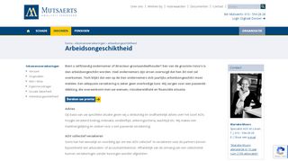 
                            11. Arbeidsongeschiktheid | Mutsaerts zakelijke verzekeringen en pensioen