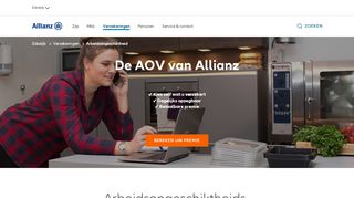 
                            4. Arbeidsongeschiktheidsverzekering (AOV) v.a. € 28 per maand - Allianz