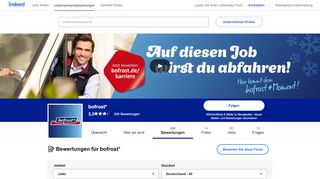 
                            8. Arbeiten bei bofrost*: Arbeitnehmerbewertungen | Indeed.com