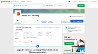 
                            7. Arbeiten bei Delphi HR-Consulting | Glassdoor.de