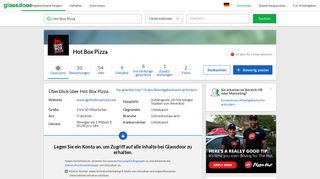 
                            10. Arbeiten bei Hot Box Pizza | Glassdoor.de