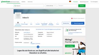 
                            9. Arbeiten bei Inbox.lv | Glassdoor.de