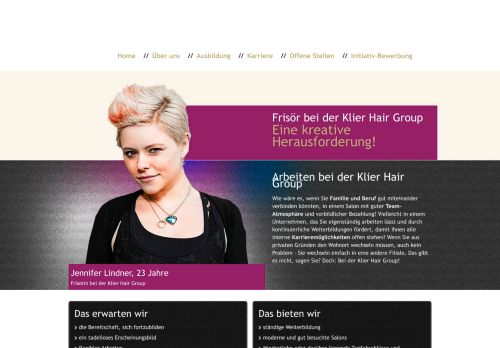 
                            3. Arbeiten bei Klier Hair Group - Klier Hair Group - Karriere