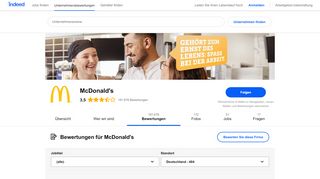 
                            13. Arbeiten bei McDonald's: 358 Bewertungen | Indeed.com