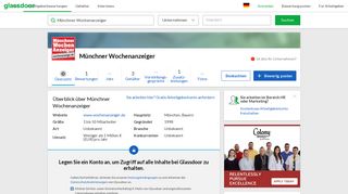 
                            12. Arbeiten bei Münchner Wochenanzeiger | Glassdoor.de