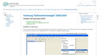 
                            12. Arbeiten mit Subversion (SVN) [SDA SE Wiki]