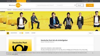 
                            9. Arbeitgeber: Deutsche Post AG - münchenerJOBS