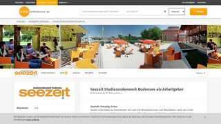 
                            11. Arbeitgeber: Seezeit Studierendenwerk Bodensee