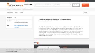 
                            9. Arbeitgeber: Sparkasse Uecker-Randow - job-norden.de