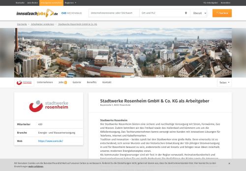 
                            6. Arbeitgeber: Stadtwerke Rosenheim GmbH & Co. KG