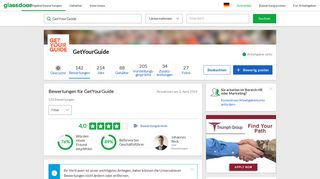 
                            11. Arbeitgeberbewertungen für GetYourGuide | Glassdoor.de