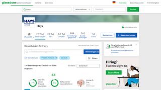 
                            9. Arbeitgeberbewertungen für Hays | Glassdoor.de