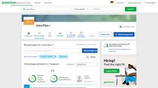 
                            6. Arbeitgeberbewertungen für Juice Plus + | Glassdoor.de