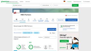 
                            6. Arbeitgeberbewertungen für MBO Partners | Glassdoor.de