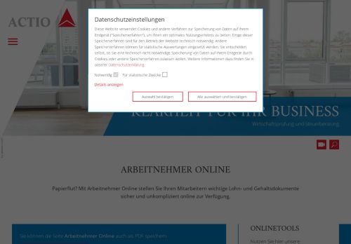 
                            4. Arbeitnehmer Online | ACTIO - ACTIO Revision und Treuhand GmbH