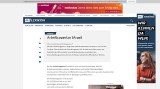 
                            6. Arbeitsagentur (Arge) Definition | Gründerszene