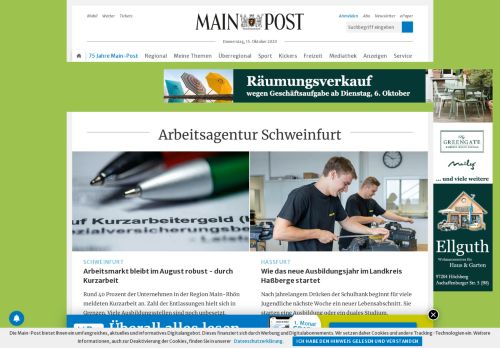 
                            7. Arbeitsagentur Schweinfurt - Main-Post