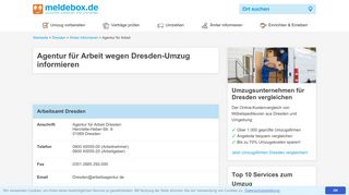 
                            5. Arbeitsamt Dresden Öffnungszeiten Arbeitsagentur Agentur für Arbeit