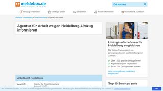 
                            8. Arbeitsamt Heidelberg, Neckar Öffnungszeiten Arbeitsagentur Agentur ...