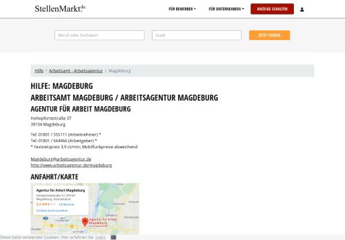 
                            8. Arbeitsamt Magdeburg und Arbeitsagentur Magdeburg bei ...