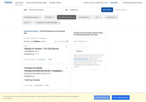 
                            13. Arbeitsamt, Minijob Jobs in Magdeburg - Februar 2019 | Indeed.com