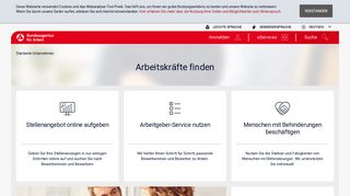 
                            4. Arbeitskräfte finden - Bundesagentur für Arbeit