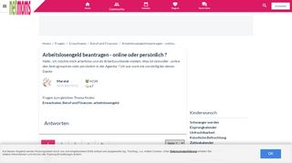 
                            6. Arbeitslosengeld beantragen - online oder persönlich ? | NetMoms.de