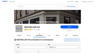 
                            5. Arbejder på Bestseller: Anmeldelser fra medarbejdere | Indeed.com