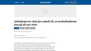 
                            10. Arbejdsgivere skal give plads til, at medarbejderne kan gå ad nye stier ...