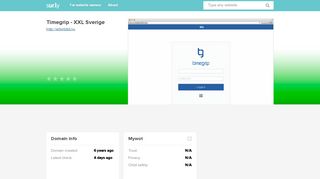 
                            5. arbetstid.nu - Timegrip - XXL Sverige - Arbetstid - Sur.ly