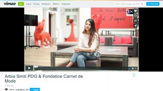 
                            13. Arbia Smiti PDG & Fondatice Carnet de Mode on Vimeo