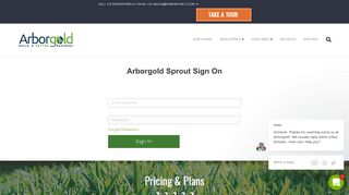 
                            1. Arborgold Sprout Member Sign-On | Arborgold Software | For Tree ...