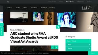 
                            9. ARC student wins RHA Graduate Studio Award at RDS Visual Art ...