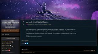 
                            2. Arcade Ahri login theme - Boards - League of Legends